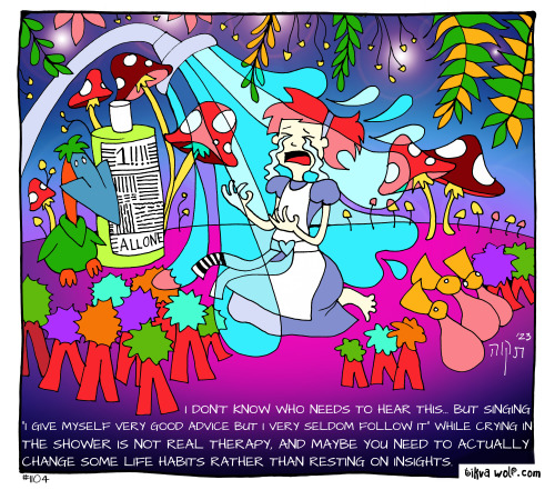 Here’s some tough love for me (and whoever else wants it)…
Thank you so much for supporting my work!
PATREON patreon.com/kimchicuddles
COMMISSIONS & BOOKS TikvaWolf.com
TIPS! venmo.com/tikvawolf